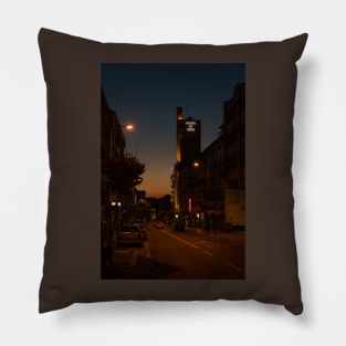 Coliseu, Porto at dusk Pillow