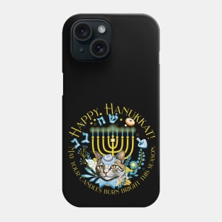 Happy Hanukkah Hanukkat Dreidel Jewish Christmas Menorah Phone Case