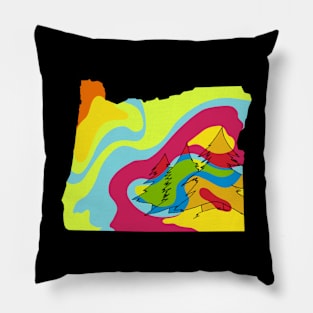 Oregon Tie Dye Pillow