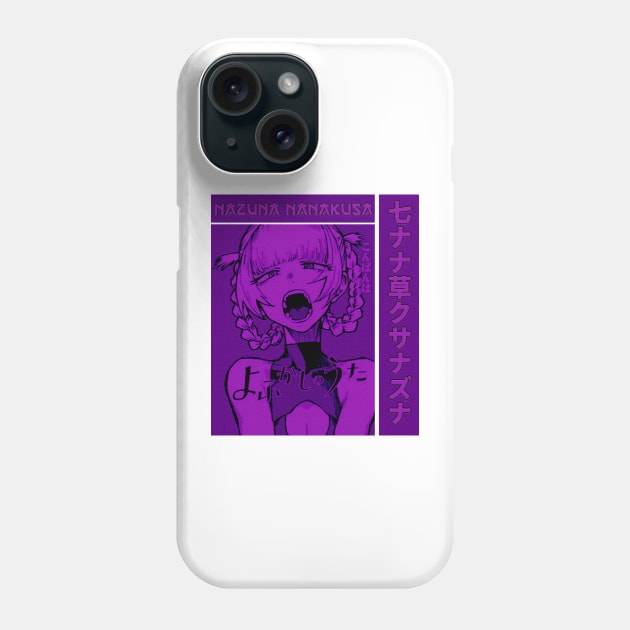 nazuna nanakusa call of the night anime Purple Design Phone Case by eyoubree