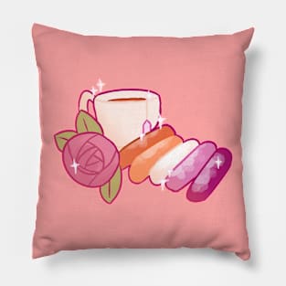 lesbian ladyfingers Pillow