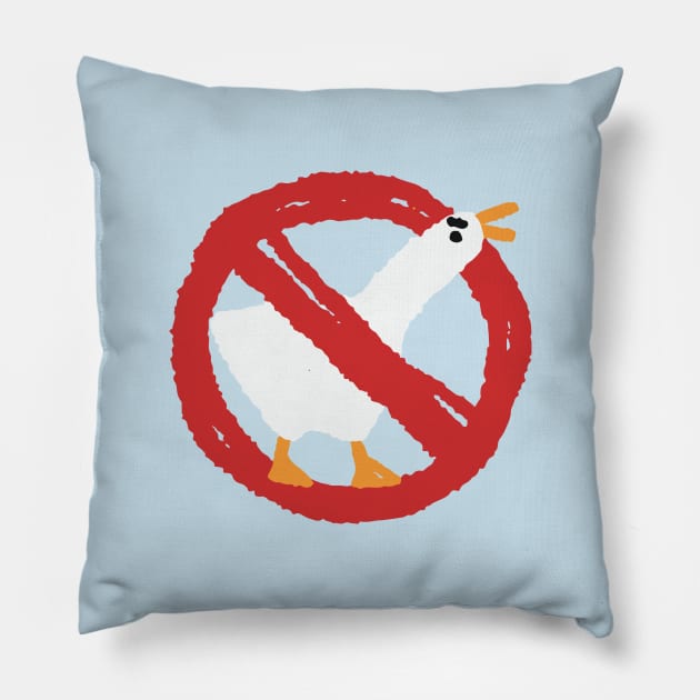 ban the goose Pillow by Vicener