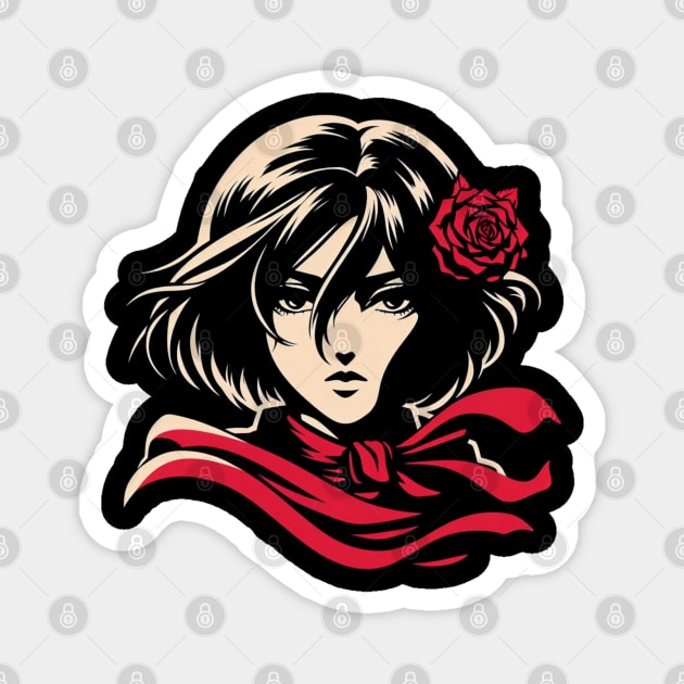 mikasa ackerman Magnet by unn4med