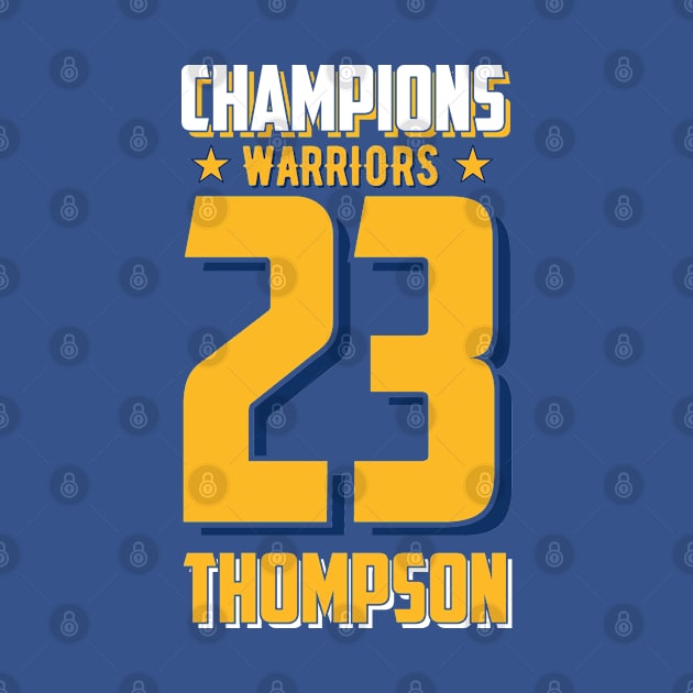 Warriorsss Basketball Champions 2023 Thompson Edition Varsity T-Shirt by T-shirt US