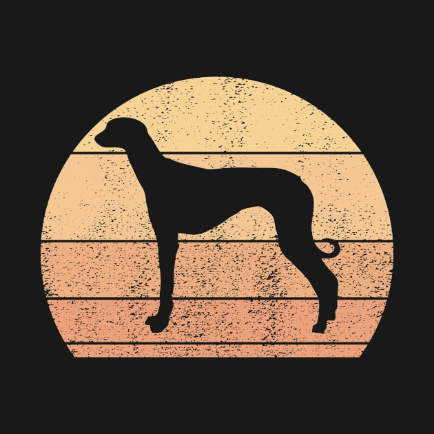 Retro Sunset Old Croatian Sighthound by Shirtjaeger