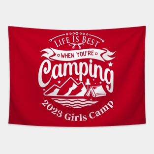 Girls Camp LDS Mormon Young Women Cute Summer Tapestry