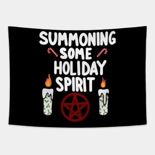 Summoning Holiday Spirit Tapestry