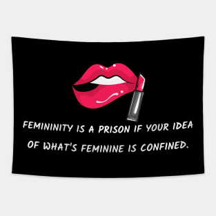 Feminist Lips Tapestry