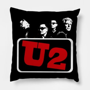 u2 members logo Pillow