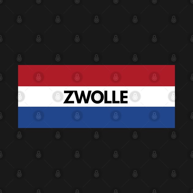 Zwolle in Netherlands Flag by aybe7elf