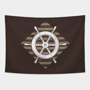 ship wheel Tapestry