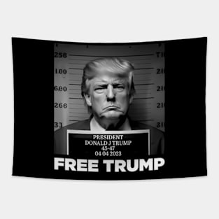 Free Donald Trump shot Tapestry