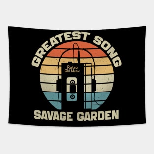 Savage Garden Vintage Tapestry