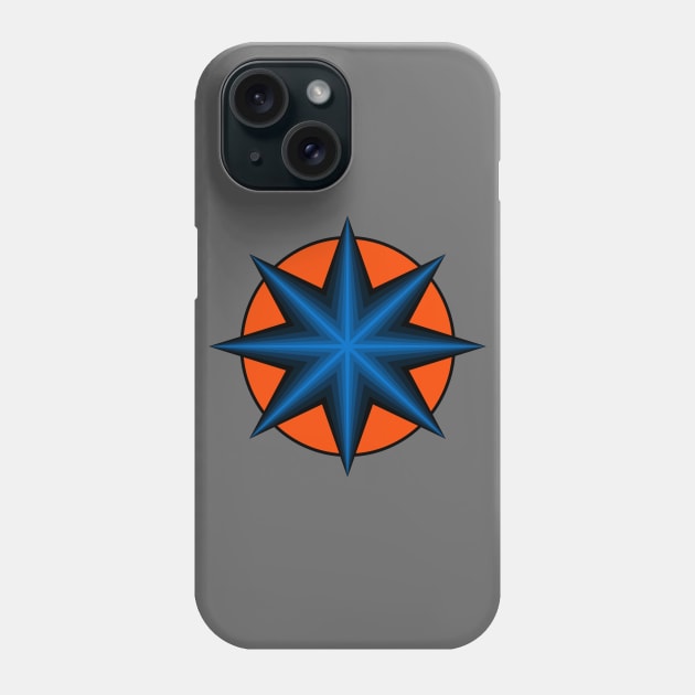 Star of Spikes Phone Case by BKAllmighty