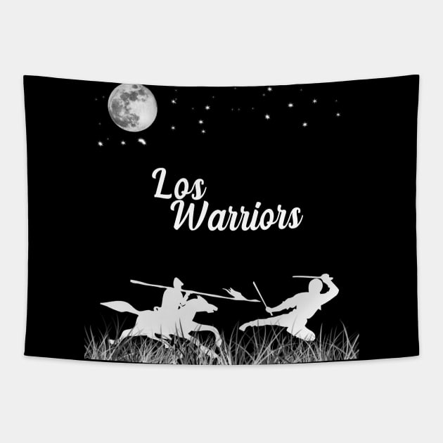 los warriors fighting Tapestry by MAU_Design