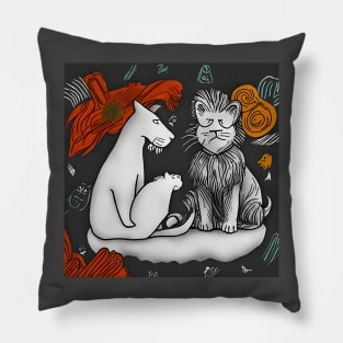 Family of lions Pillow