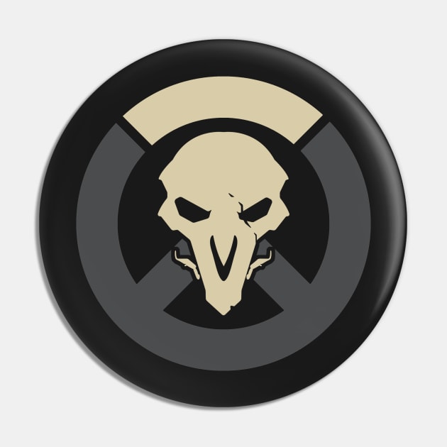 Reaper Overwatch Logo Pin by MotherBoredom