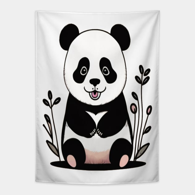 Panda Tapestry by CRD Branding