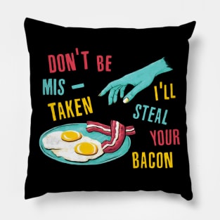 Bacon Thief Pillow