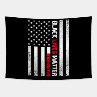 Washington black lives matter Flag American Vintage Tapestry