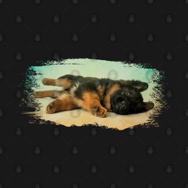 German Shepherd Puppy by Nartissima