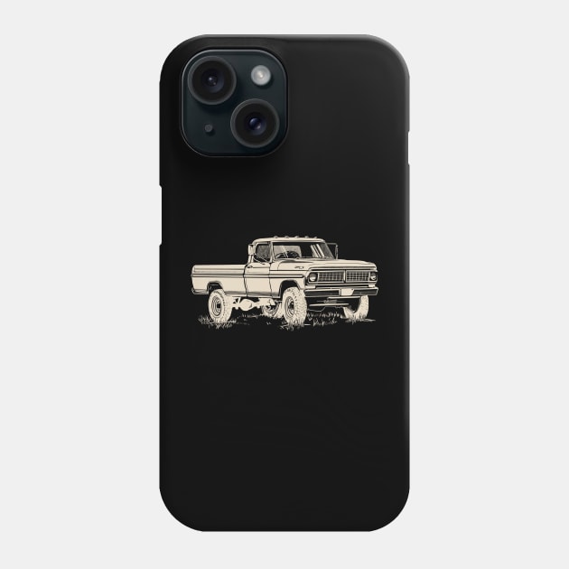 70's ford f 150 Phone Case by Saturasi