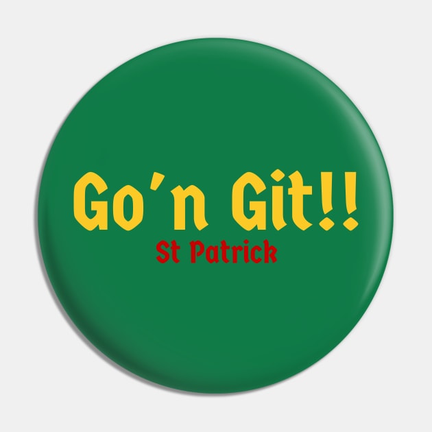 Gon-Git-St-Patrick Pin by Duhkan Painting