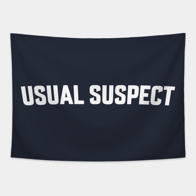 USUAL SUSPECT Tapestry by LOS ALAMOS PROJECT T