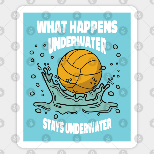 Funny Water Polo Player Ball Cartoon - Water Polo - Sticker | TeePublic Funny Water Polo Player Ball Cartoon - Water Polo - Sticker | TeePublic