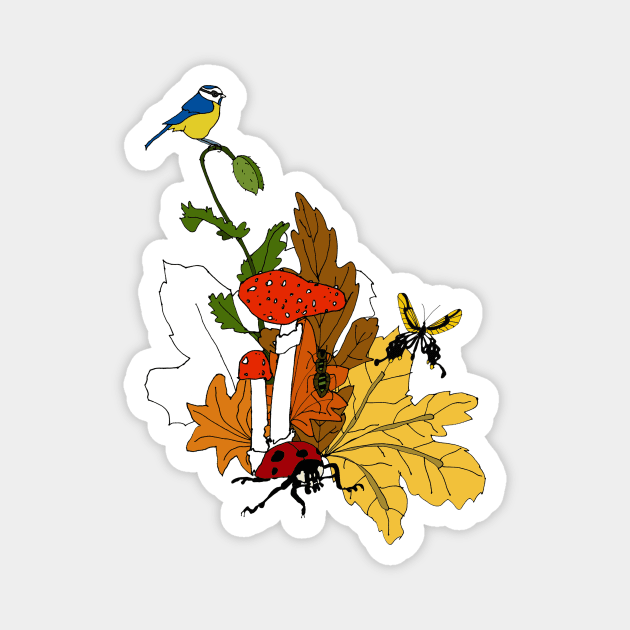 Fall Magnet by AdrianaStore