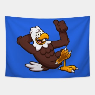 Laying Eagle Character Tapestry