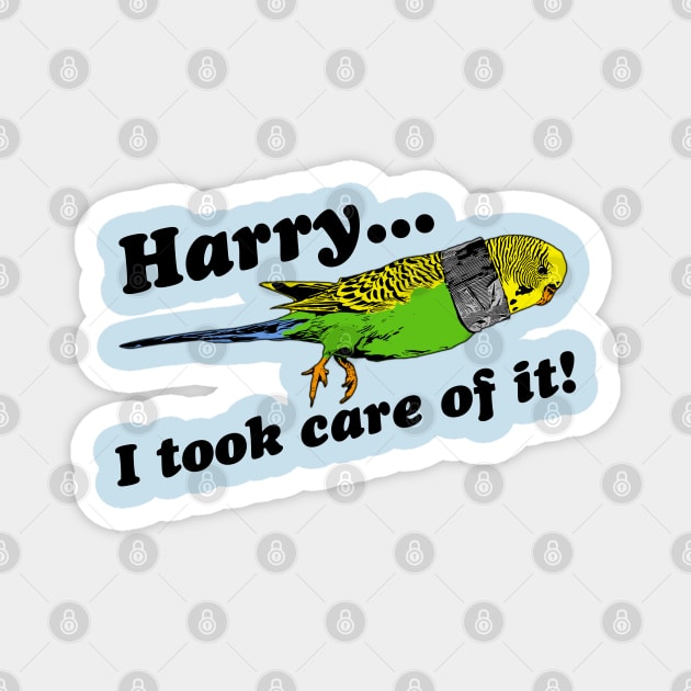 Petey - Harry, I Took Care Of It! Magnet by darklordpug