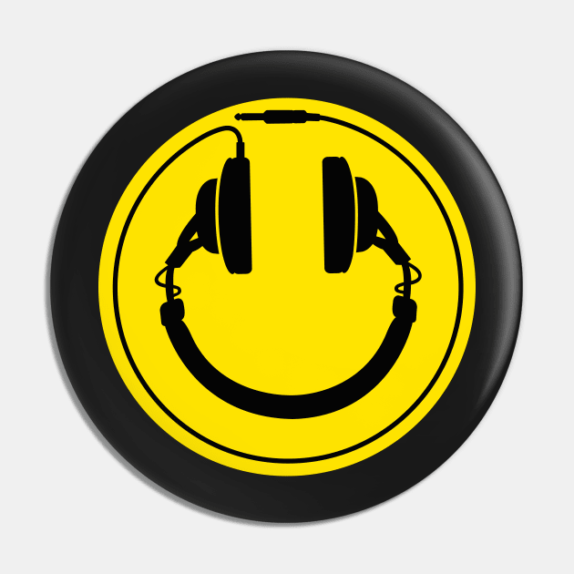 Headphones wire plug house EDM acid Pin by LaundryFactory