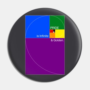 Pride Golden Spiral Pin