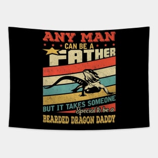 Bearded Dragon Daddy Fathers Fathers Day Tapestry