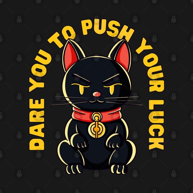 Dare you to push your luck: Black unlucky Chinese cat by GiveMeThatPencil