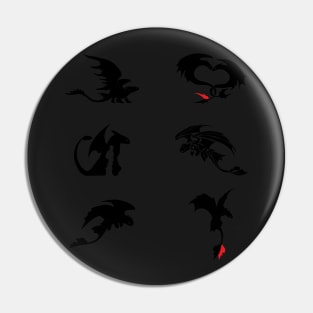 Toothless Dragon - How to train your dragon Pin