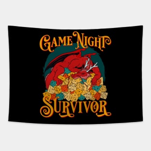 Funny Family Board Night Game Host Dragon Lover Tapestry