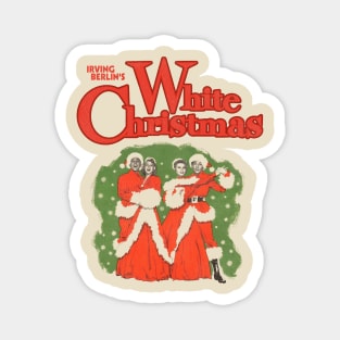 White Christmas (IN COLOR) Magnet