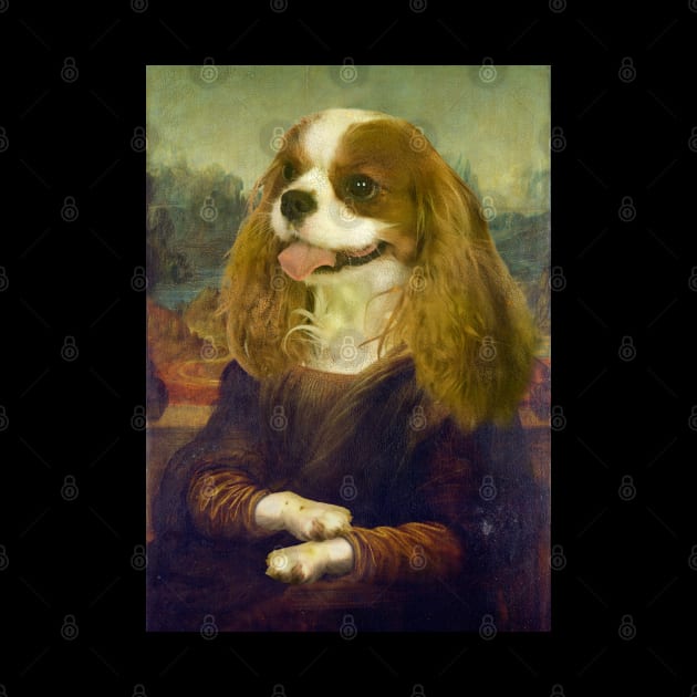 Mona Lisa Cavalier King Charles Spaniel by luigitarini