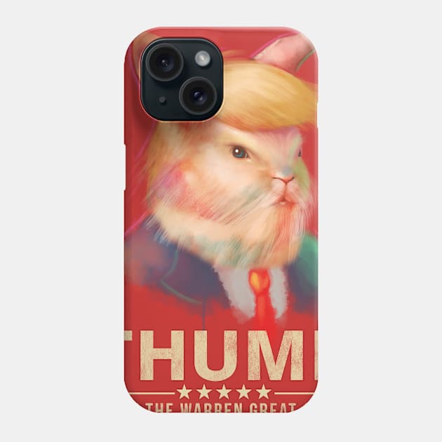 Donald Thump Phone Case by Ninjaink