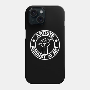 Artists Against AI Art Phone Case