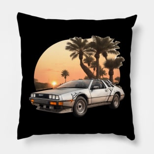 Summer Art DMC DeLorean Pillow