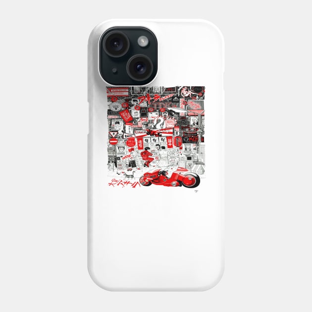 Akira VS Blade Runner Phone Case by tristan.r.rosenkreutz