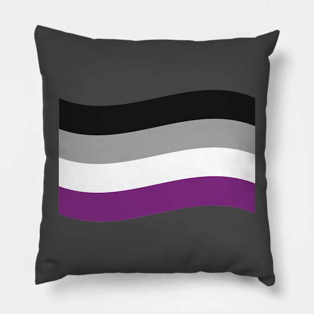 Ace pride flag Pillow by snowshade