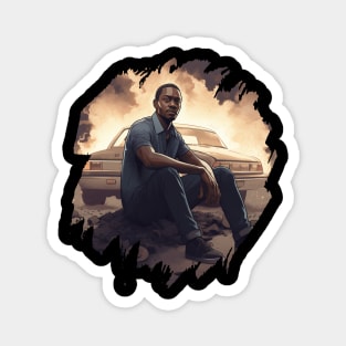 Anthony Mackie Twisted Metal Magnet