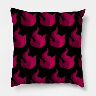 Pink Flames Pillow