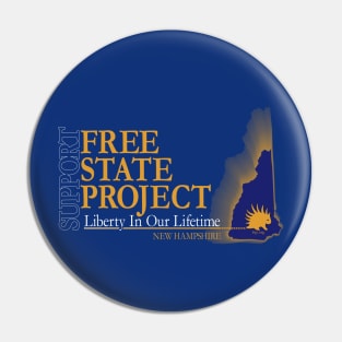 Free State Project - NH Support Pin