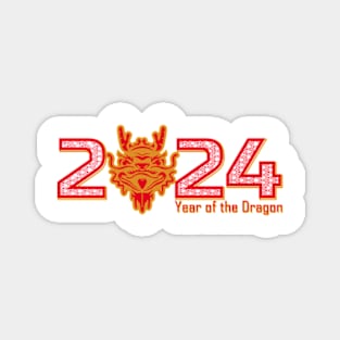 2024 Year of the Dragon, Hello 2024, New Years Eve Shirts, Chinese New Year 2024, Christmas Gifts 2023 Magnet