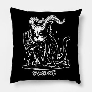 black cat Pillow